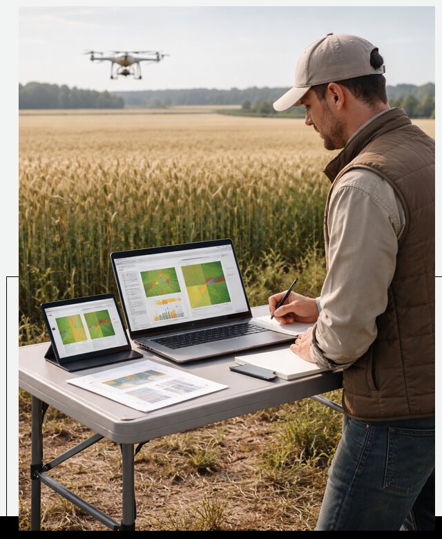 Система AI прогнозирования урожайности для точных агрономий в Шахтах