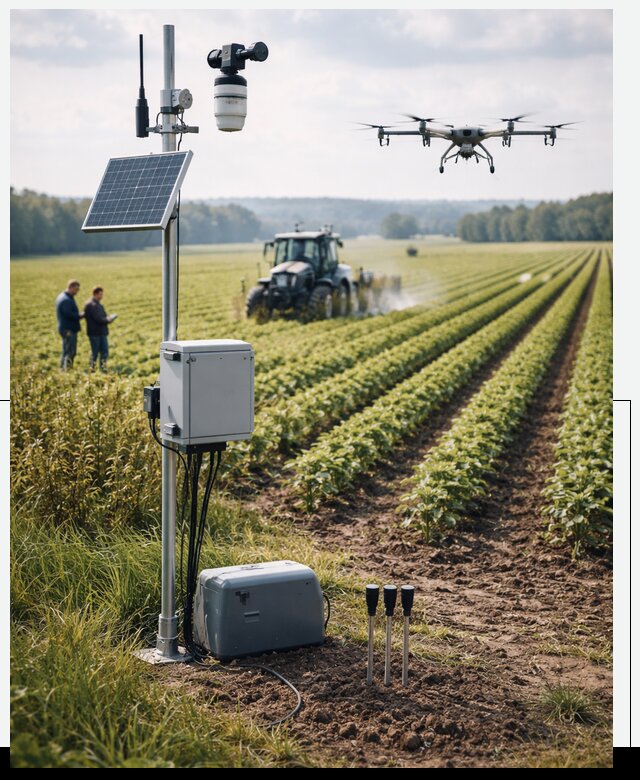 Разработка IoT мониторинга полей в Шахтах от 9225 р. | АвикейШхт