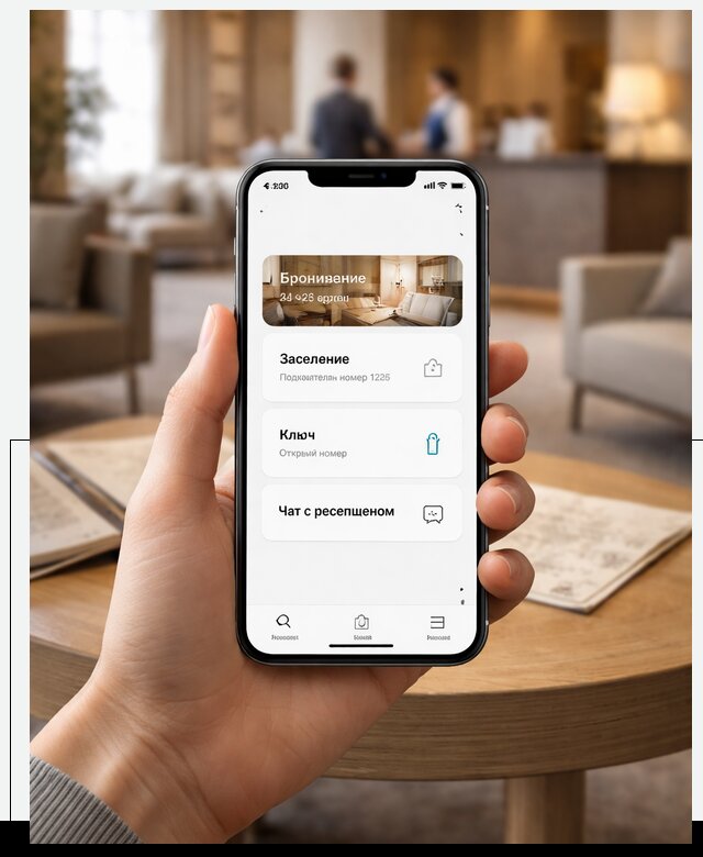 Мобильное приложение для гостей отеля в Шахтах, управление сервисом